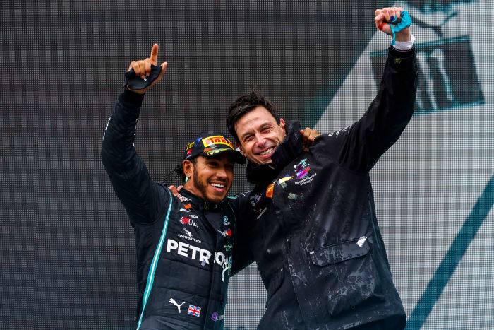 Lewis Hamilton - Toto Wolff - Mercedes